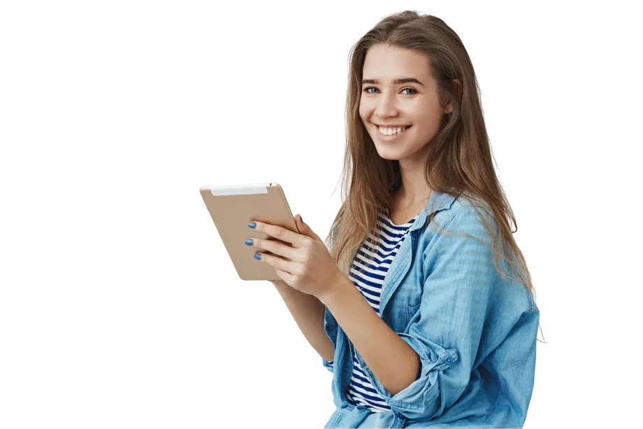 Ondernemer met tablet